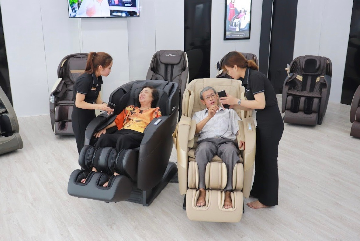 Thương hiệu ghế massage phụng dưỡng mẹ cha Tree Boss Việt Nam đã có mặt